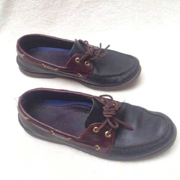 Sperry Brown Leather Lace up Boat Shoes Mens 10.5 Casual Comfort Summer Holiday - Picture 4 of 8